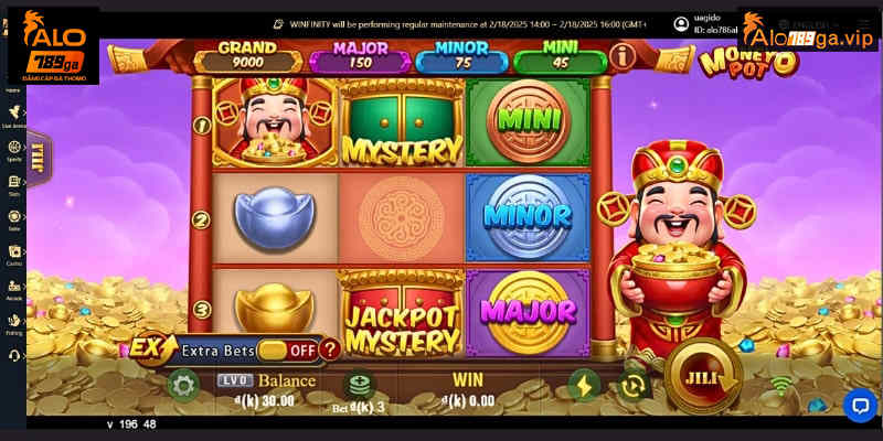 Slot game Money Pot siêu hấp dẫn với tỷ lệ ăn thưởng cao