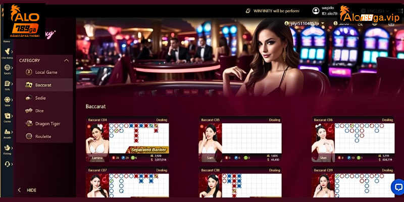 Sảnh Sexy Gaming hấp dẫn với các dealer nóng bỏng, xinh đẹp